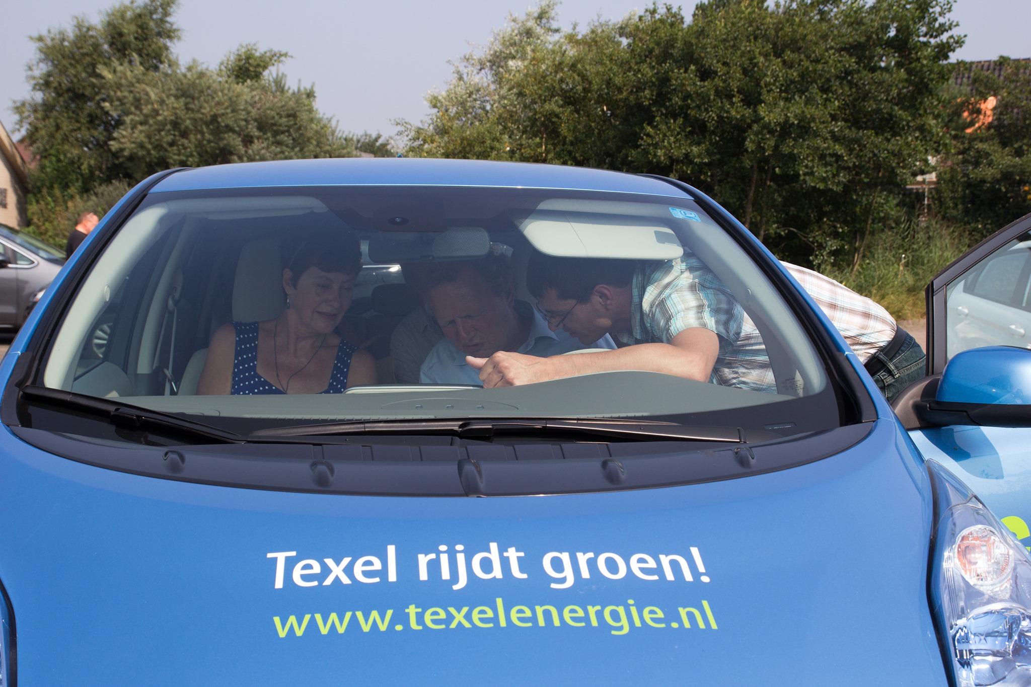 texel rijdt groen